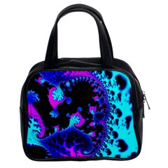 Fractal Pattern Spiral Abstract Classic Handbag (two Sides) by Pakrebo