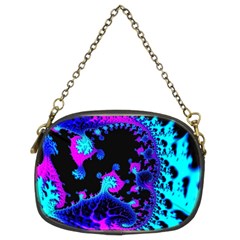 Fractal Pattern Spiral Abstract Chain Purse (two Sides) by Pakrebo