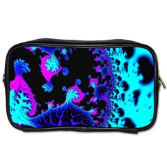 Fractal Pattern Spiral Abstract Toiletries Bag (one Side) by Pakrebo