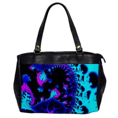 Fractal Pattern Spiral Abstract Oversize Office Handbag by Pakrebo