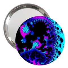 Fractal Pattern Spiral Abstract 3  Handbag Mirrors by Pakrebo