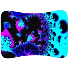 Fractal Pattern Spiral Abstract Velour Seat Head Rest Cushion