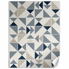 Geometric Triangle Modern Mosaic Canvas 18  X 24  by Pakrebo