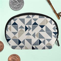 Geometric Triangle Modern Mosaic Accessory Pouch (large) by Pakrebo