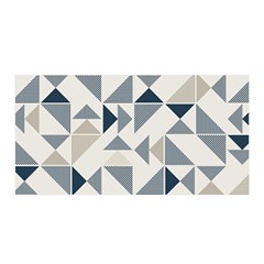 Geometric Triangle Modern Mosaic Satin Wrap by Pakrebo