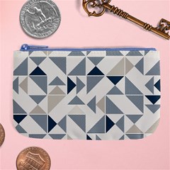 Geometric Triangle Modern Mosaic Large Coin Purse by Pakrebo