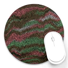 Pattern Structure Background Lines Round Mousepads by Pakrebo