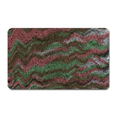 Pattern Structure Background Lines Magnet (rectangular) by Pakrebo