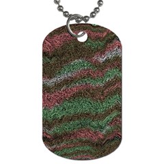 Pattern Structure Background Lines Dog Tag (two Sides) by Pakrebo