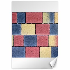 Model Mosaic Wallpaper Texture Canvas 12  X 18  by Pakrebo