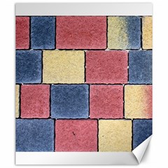 Model Mosaic Wallpaper Texture Canvas 20  X 24  by Pakrebo