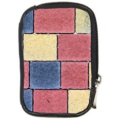 Model Mosaic Wallpaper Texture Compact Camera Leather Case by Pakrebo