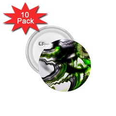 Fractal Green Trumpet Trump 1 75  Buttons (10 Pack) by Pakrebo