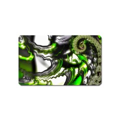 Fractal Green Trumpet Trump Magnet (name Card)