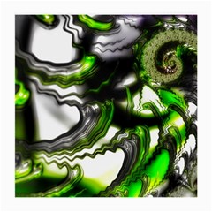 Fractal Green Trumpet Trump Medium Glasses Cloth (2-side)