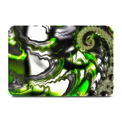 Fractal Green Trumpet Trump Plate Mats