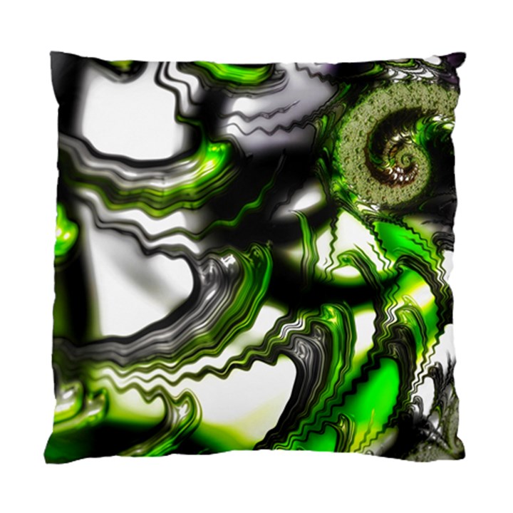 Fractal Green Trumpet Trump Standard Cushion Case (One Side)