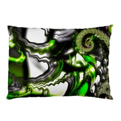 Fractal Green Trumpet Trump Pillow Case