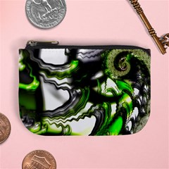 Fractal Green Trumpet Trump Mini Coin Purse