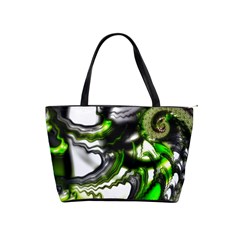 Fractal Green Trumpet Trump Classic Shoulder Handbag