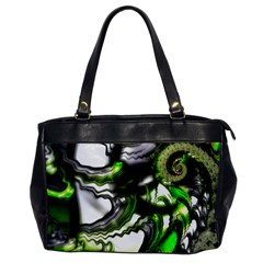 Fractal Green Trumpet Trump Oversize Office Handbag