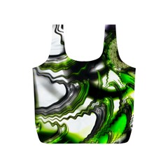 Fractal Green Trumpet Trump Full Print Recycle Bag (s)