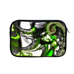 Fractal Green Trumpet Trump Apple Macbook Pro 13  Zipper Case