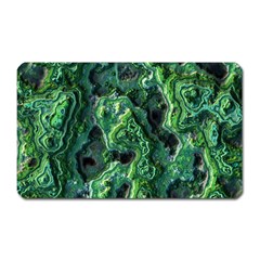 Green Pattern Background Abstract Magnet (rectangular) by Pakrebo