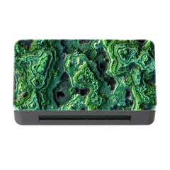 Green Pattern Background Abstract Memory Card Reader With Cf by Pakrebo