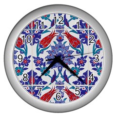 Art Artistic Ceramic Colorful Wall Clock (silver) by Pakrebo