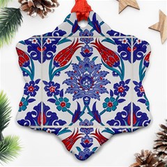 Art Artistic Ceramic Colorful Ornament (snowflake)