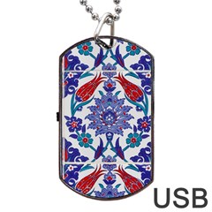 Art Artistic Ceramic Colorful Dog Tag Usb Flash (one Side) by Pakrebo