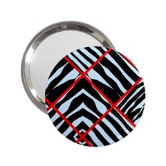 Model Abstract Texture Geometric 2.25  Handbag Mirrors