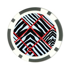 Model Abstract Texture Geometric Poker Chip Card Guard