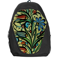 Mosaic Tile Art Ceramic Colorful Backpack Bag by Pakrebo