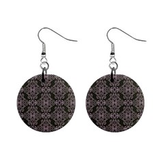 Line Geometry Pattern Geometric Mini Button Earrings by Pakrebo