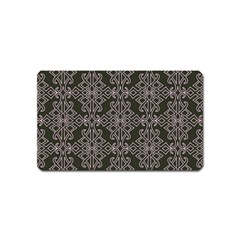 Line Geometry Pattern Geometric Magnet (name Card)