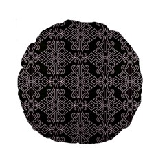 Line Geometry Pattern Geometric Standard 15  Premium Round Cushions