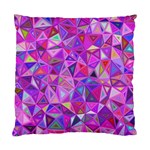 Pink Triangle Background Abstract Standard Cushion Case (Two Sides) Front