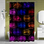 Pattern Background Structure Pink Shower Curtain 48  x 72  (Small)  Curtain(48  X 72 ) - 42.18 x64.8  Curtain(48  X 72 )