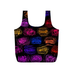 Pattern Background Structure Pink Full Print Recycle Bag (s) by Pakrebo