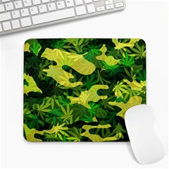 Marijuana Camouflage Cannabis Drug Large Mousepads by Pakrebo