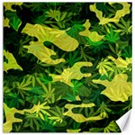 Marijuana Camouflage Cannabis Drug Canvas 16  x 16  15.2 x15.41  Canvas - 1