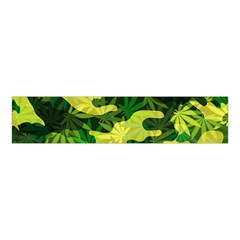 Marijuana Camouflage Cannabis Drug Velvet Scrunchie by Pakrebo