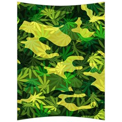 Marijuana Camouflage Cannabis Drug Back Support Cushion by Pakrebo