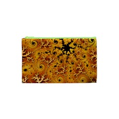 Fractal Pattern Spiral Cosmetic Bag (xs) by Pakrebo