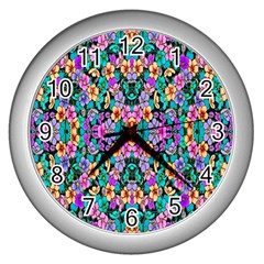 Ml 5-1 Wall Clock (silver) by ArtworkByPatrick