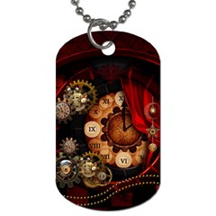 Steampunk, Wonderful Clockswork Dog Tag (one Side) by FantasyWorld7