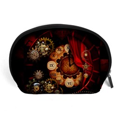 Steampunk, Wonderful Clockswork Accessory Pouch (large) by FantasyWorld7