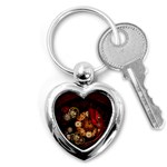 Steampunk, Wonderful Clockswork Key Chains (Heart)  Front